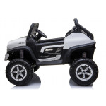 Elektrické autíčko Mercedes Unimog - nelakované - biele